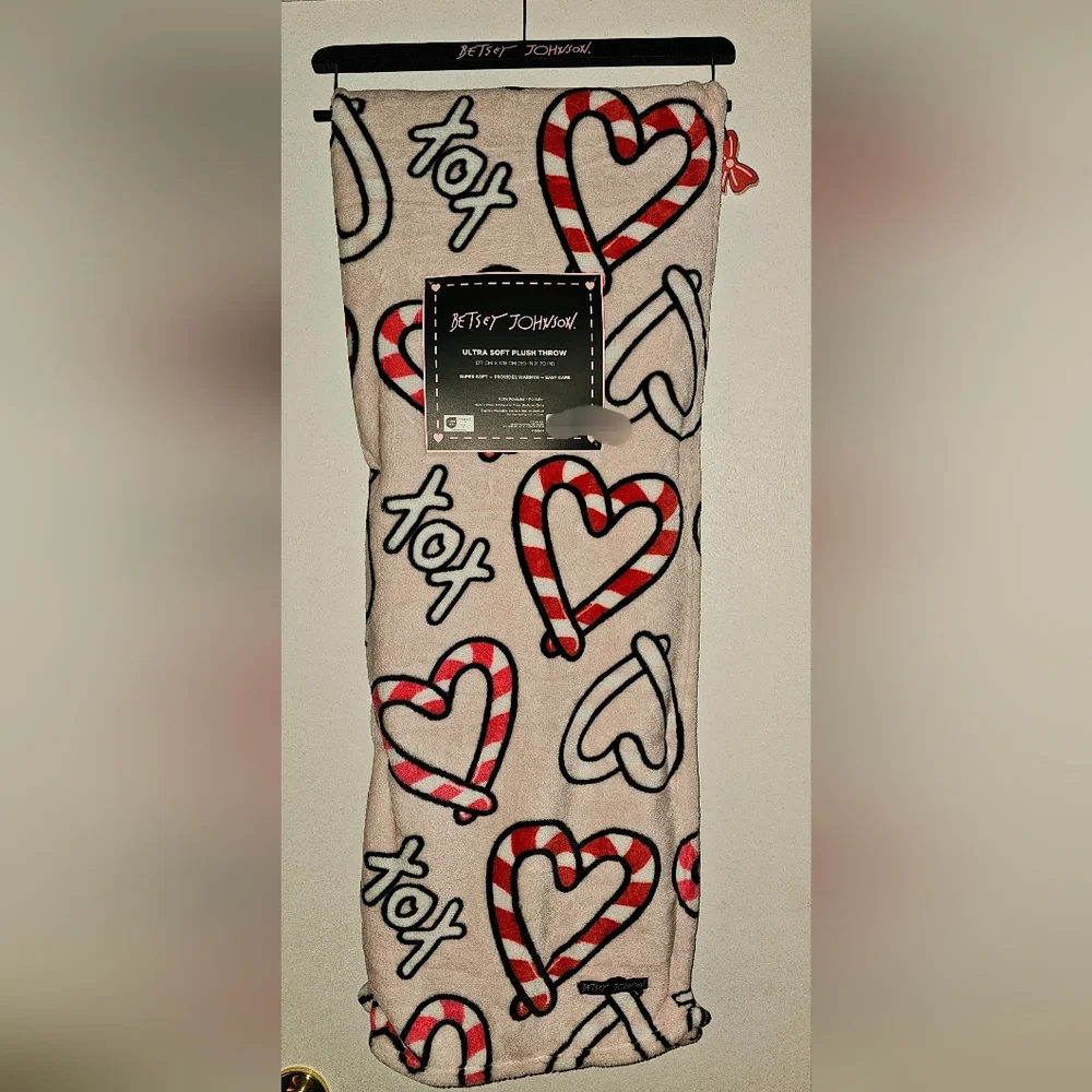 Betsey Johnson Christmas blanket